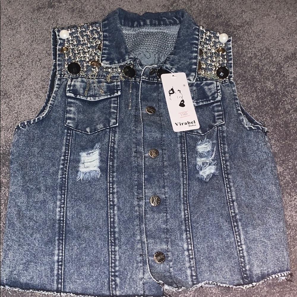 Denim vest